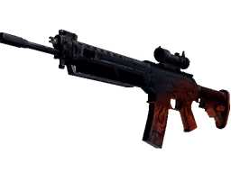 SG 553 | Darkwing (Battle-Scarred)