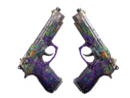 Dual Berettas | Flora Carnivora (Battle-Scarred)